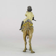 Franz Xavier Bergman Bronze -  Arab on Camel Austrian Bronze - Franz Bergman