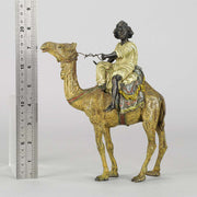 Franz Xavier Bergman Bronze -  Arab on Camel Austrian Bronze - Franz Bergman