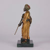 Franz Bergman bronze Warrior - Vienna Bronze - Hickmet Fine Arts