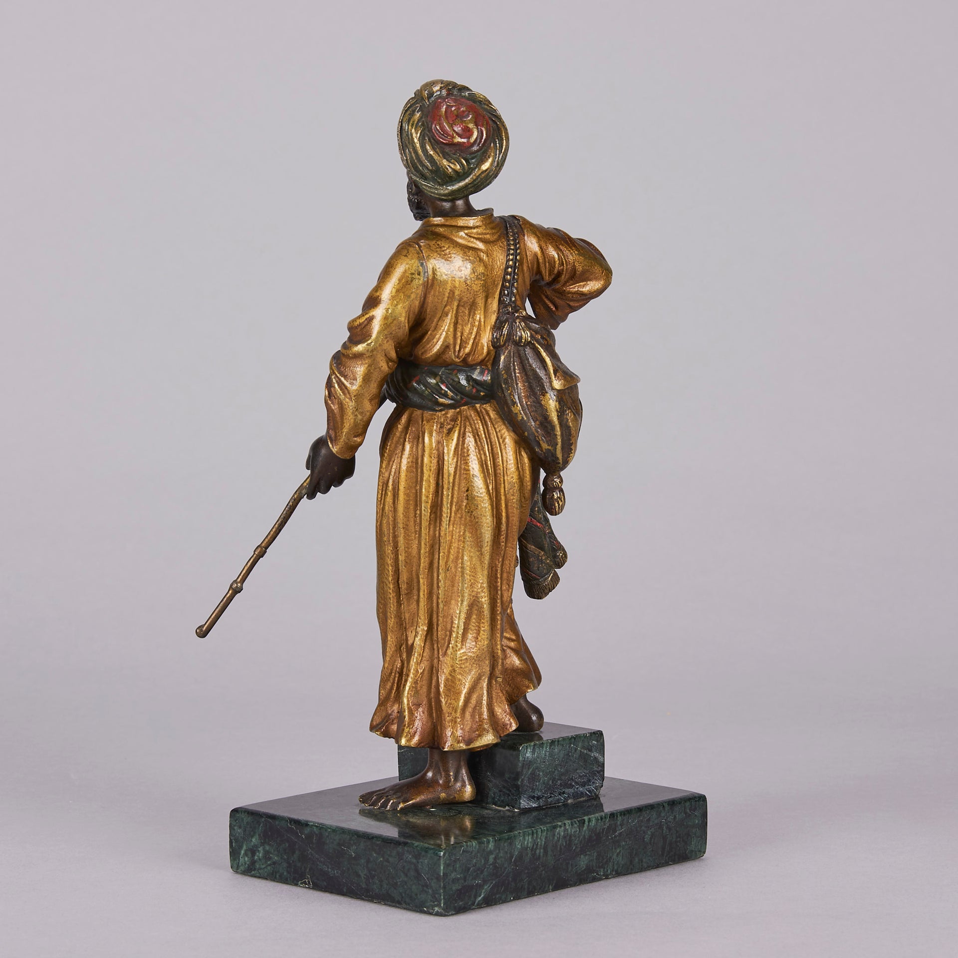 Franz Bergman bronze Warrior - Vienna Bronze - Hickmet Fine Arts