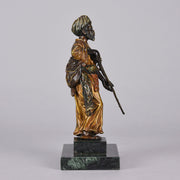 Franz Bergman bronze Warrior - Vienna Bronze - Hickmet Fine Arts