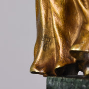 Franz Bergman bronze Warrior - Vienna Bronze - Hickmet Fine Arts