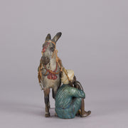 Bergman bronze boy and donkey