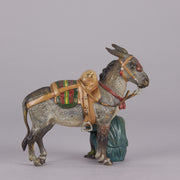 Bergman bronze boy and donkey