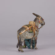 Bergman bronze boy and donkey