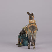 Bergman bronze boy and donkey