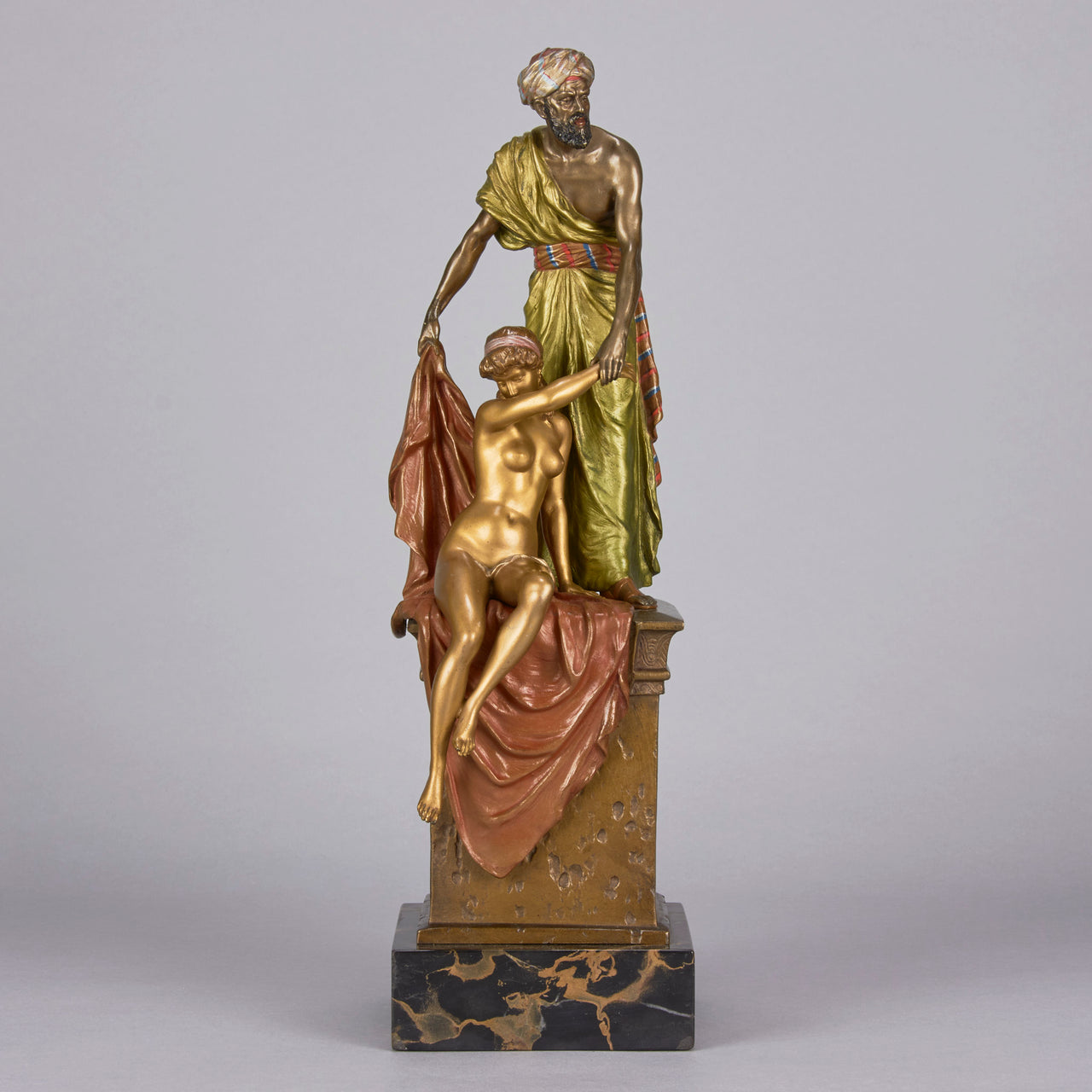 Bergman cold painted Vienna bronze