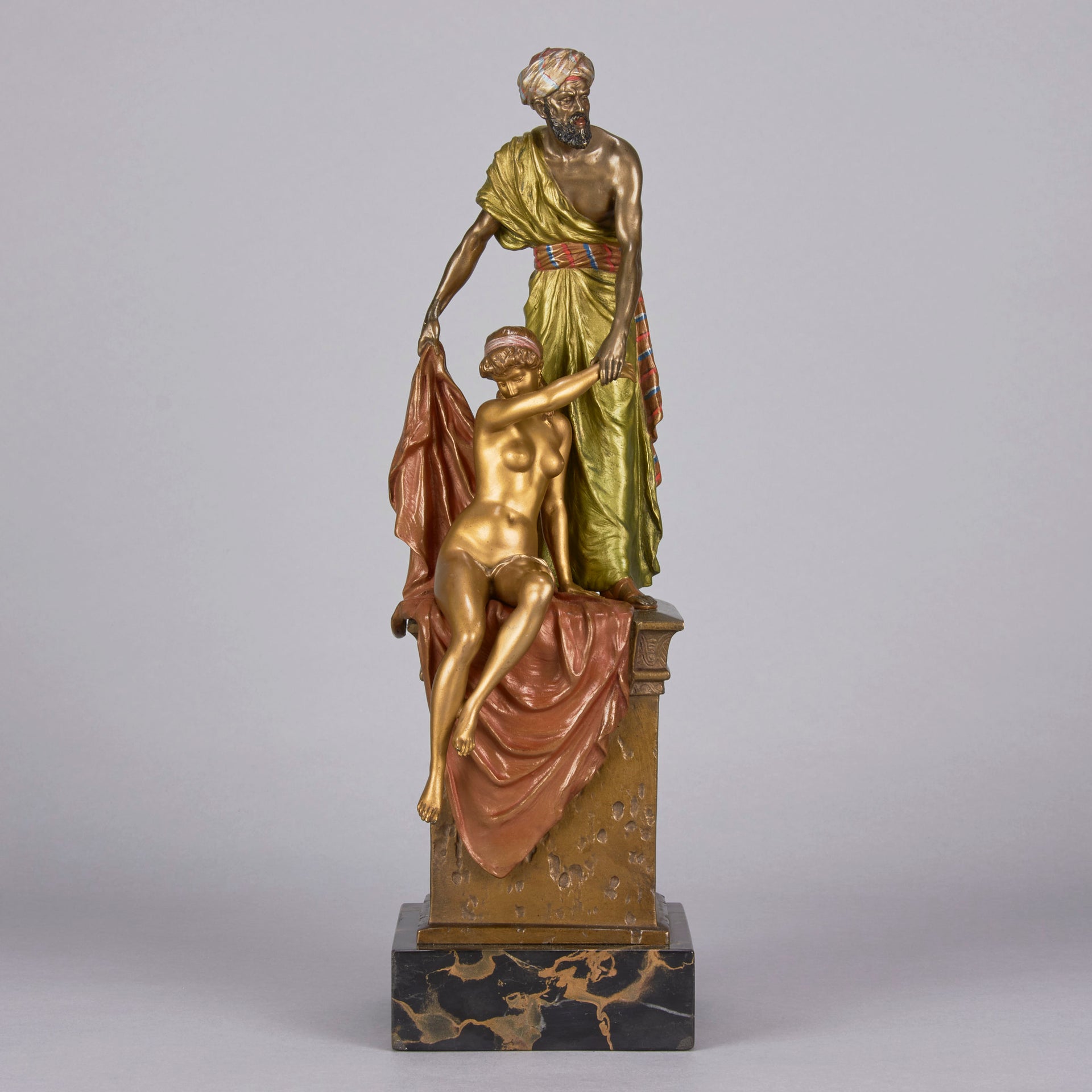 Bergman cold painted Vienna bronze