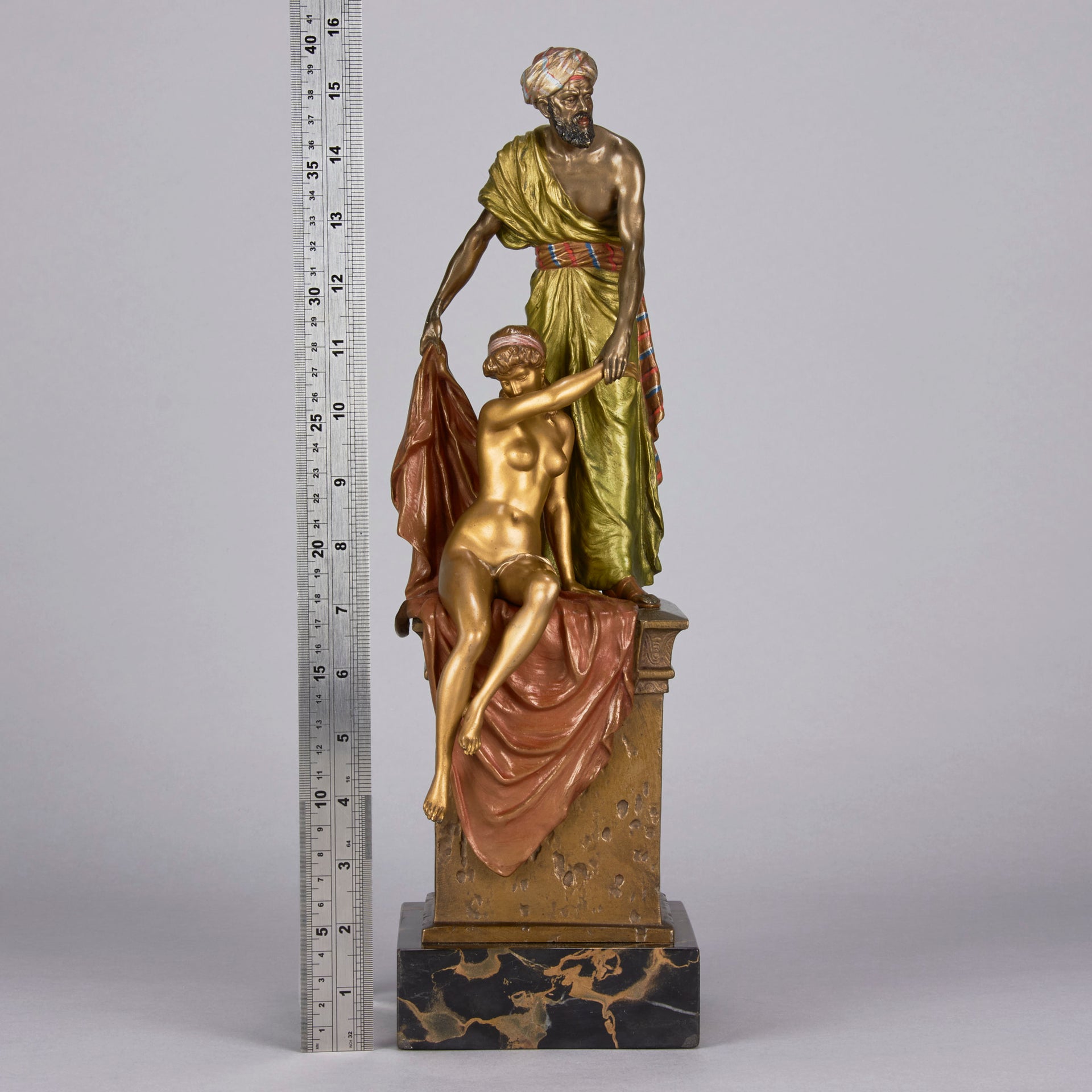 Bergman cold painted Vienna bronze