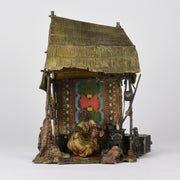 Bergman Bronze  - Tradesman Lamp - Antique Bronze - Bergman Bronze Lamp - bergman cold painted bronze - Hickmet Fine Arts