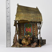 Bergman Bronze  - Tradesman Lamp - Antique Bronze - Bergman Bronze Lamp - bergman cold painted bronze - Hickmet Fine Arts