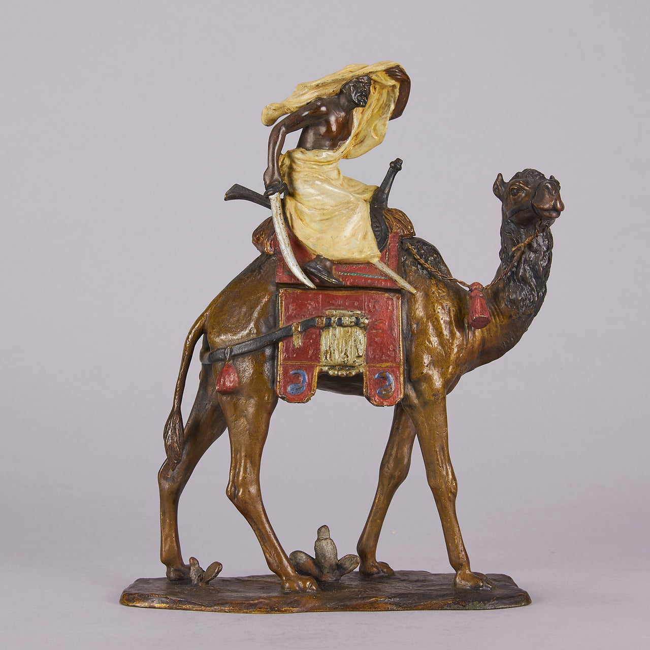 "Bedouin Warrior on Camel" by Franz Bergman