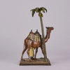 “Bedouin with camel under Palm Tree” by Franz Bergman