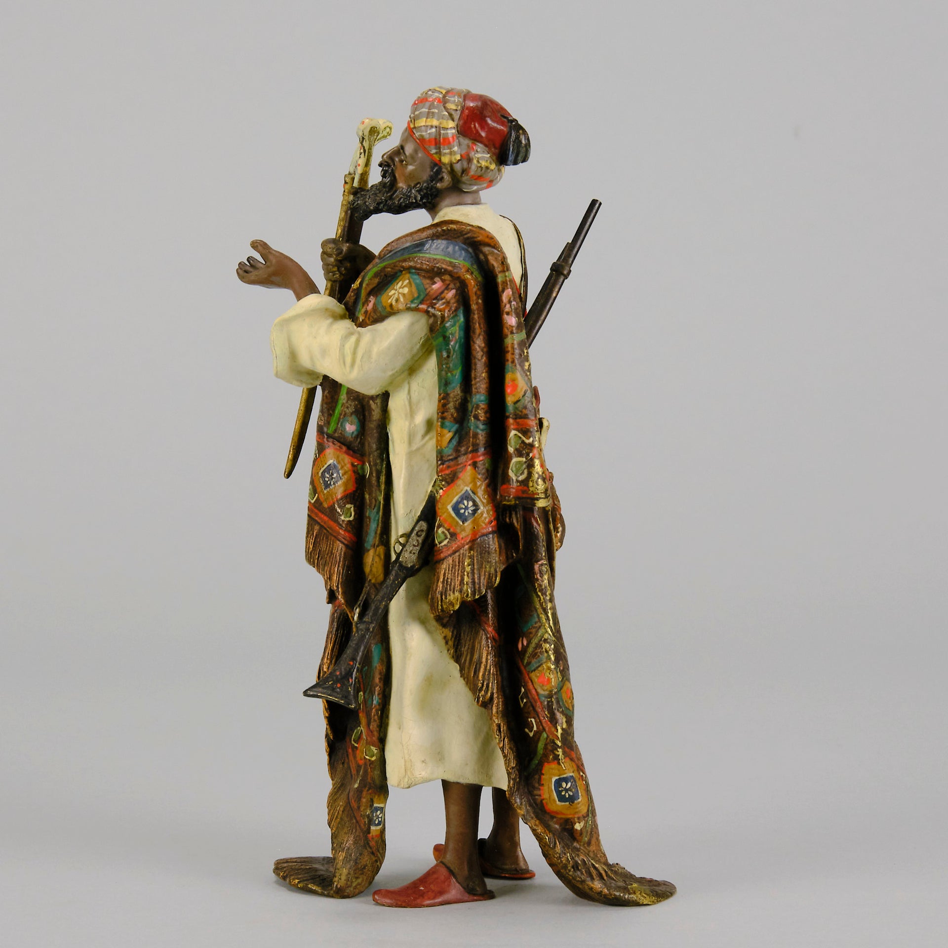 Bergman Arms Dealer - Franz Bergman Bronze - Hickmet Fine Arts