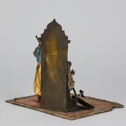 Bergman Bronze - Arms Dealer - Antique Bronze - Bergman Cold painted Bronze - Hickmet Fine Arts