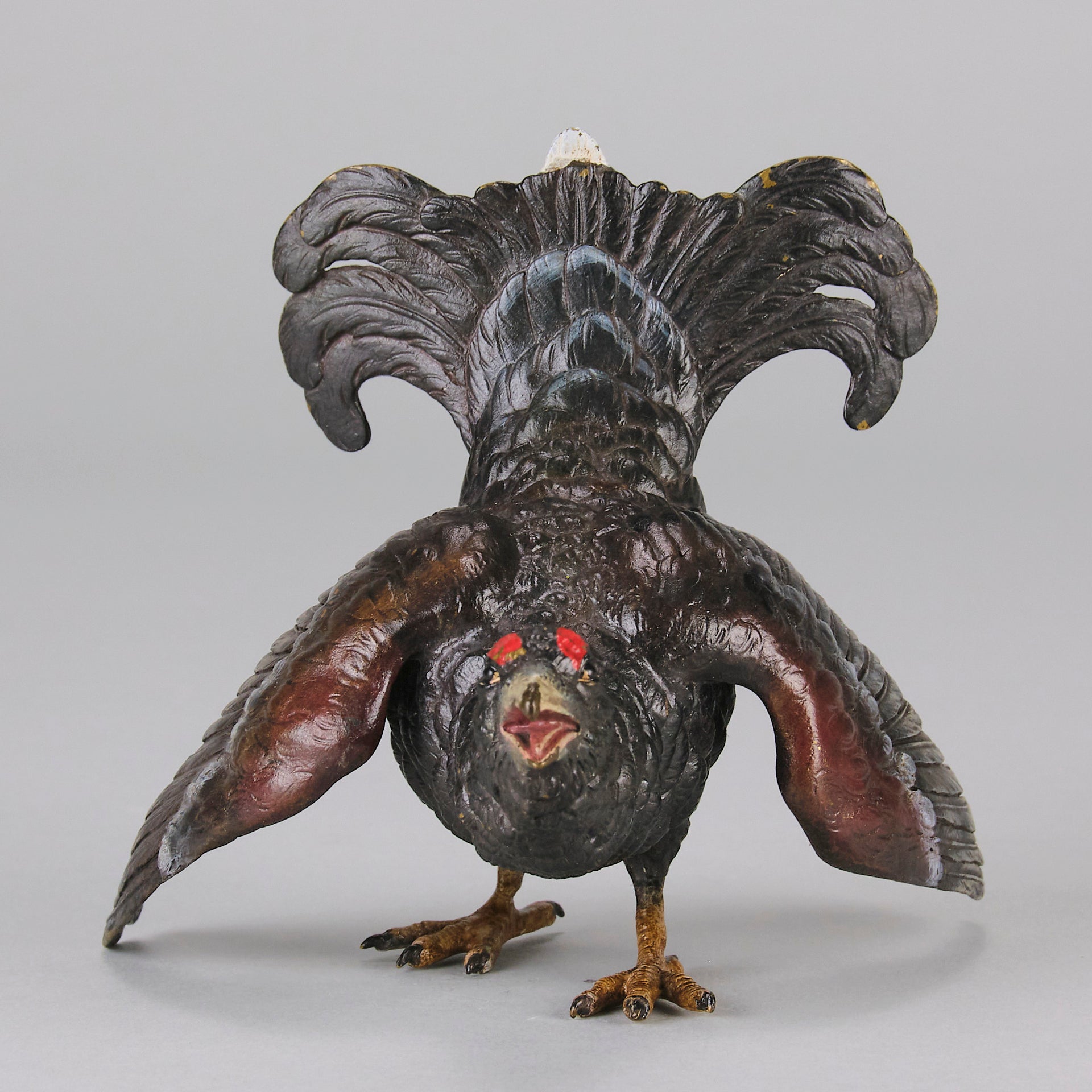 Bergman Black Grouse - Franz Bergman Bronze - Hickmet Fine Arts