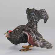 Bergman Black Grouse - Franz Bergman Bronze - Hickmet Fine Arts