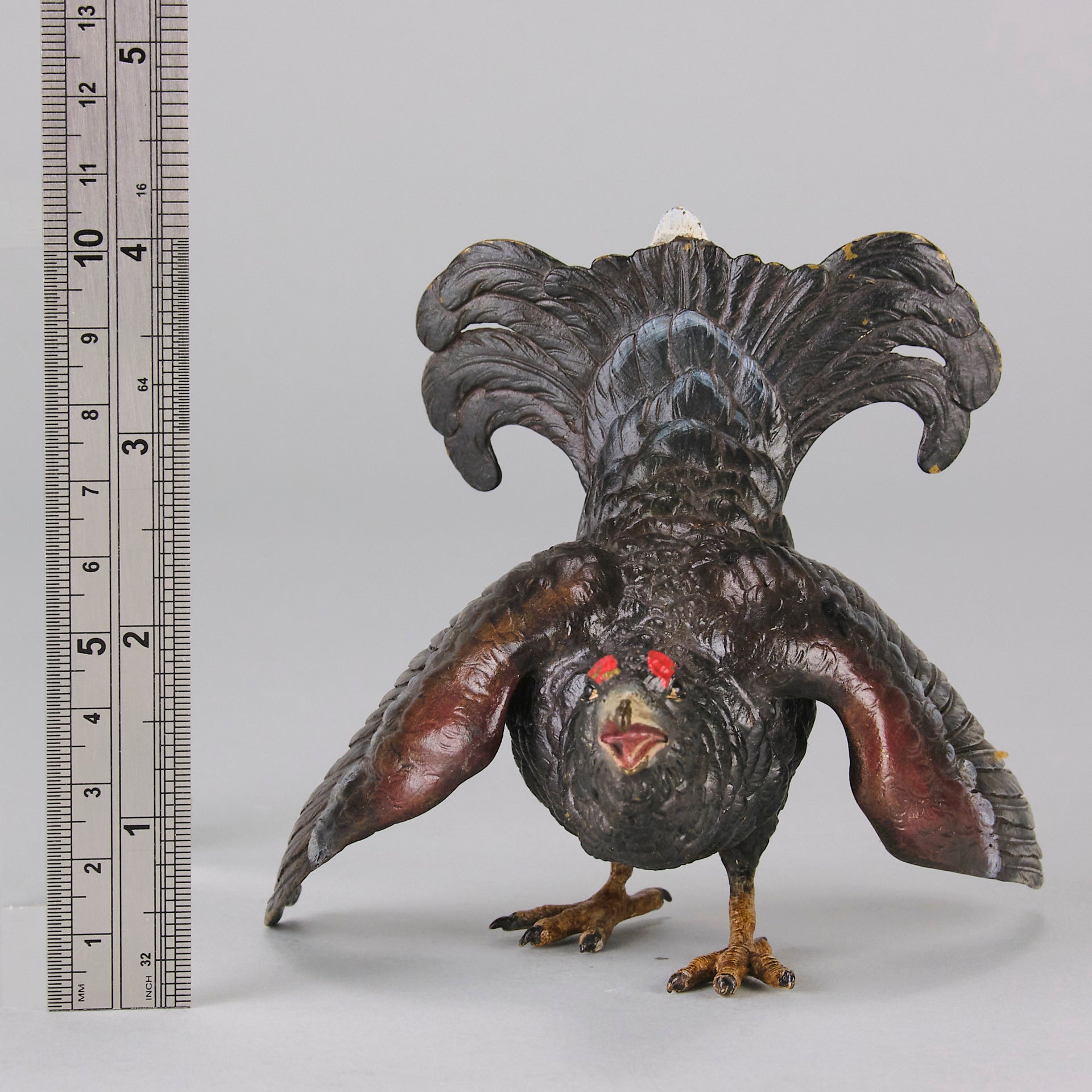 Bergman Black Grouse - Franz Bergman Bronze - Hickmet Fine Arts
