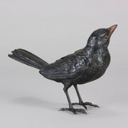 Bergman Blackbird - Franz Bergman Bronze - Hickmet Fine Arts