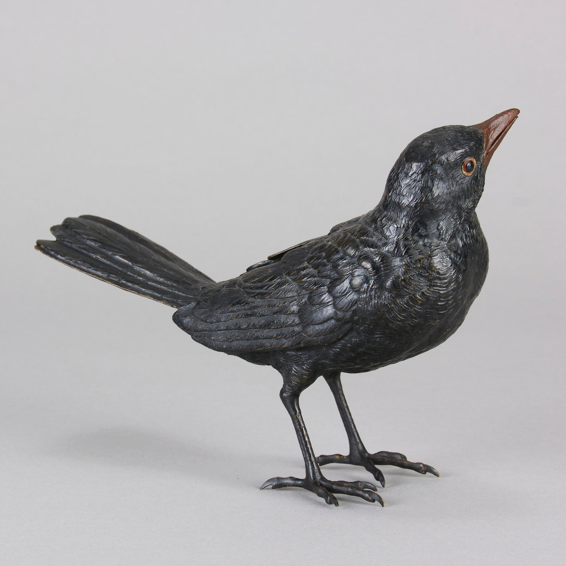Bergman Blackbird - Franz Bergman Bronze - Hickmet Fine Arts
