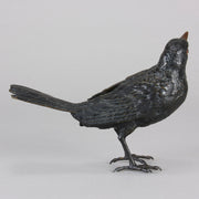 Bergman Blackbird - Franz Bergman Bronze - Hickmet Fine Arts