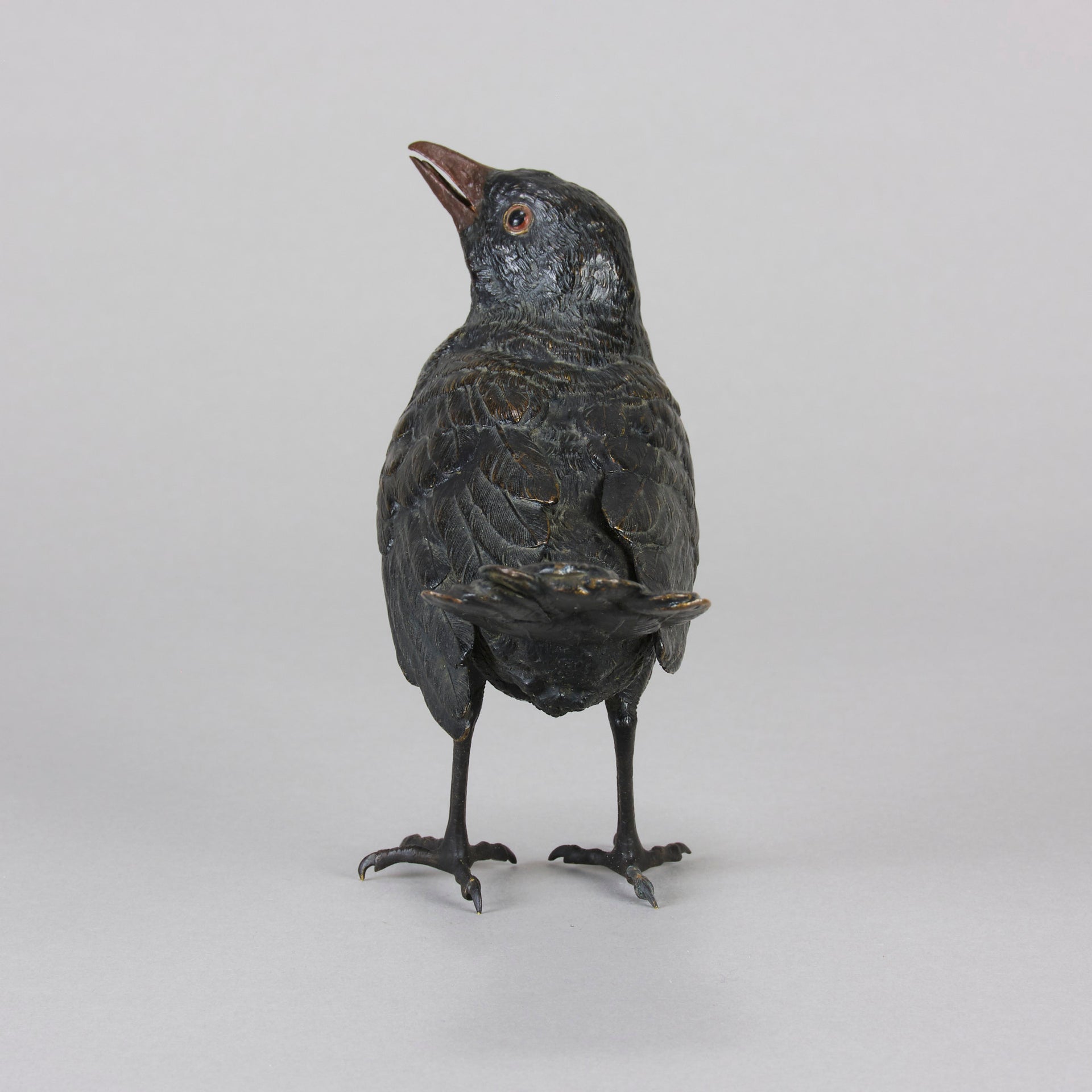 Bergman Blackbird - Franz Bergman Bronze - Hickmet Fine Arts