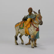 Bergman Boy & Donkey - Franz Bergman Bronze - Hickmet Fine Arts