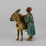 Bergman Boy & Donkey - Franz Bergman Bronze - Hickmet Fine Arts