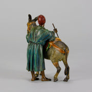 Bergman Boy & Donkey - Franz Bergman Bronze - Hickmet Fine Arts