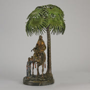 Bergman Palm Tree Table Lamp - Antique Bronze - Hickmet Fine Arts