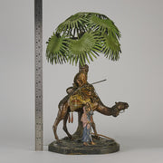 Bergman Palm Tree Table Lamp - Antique Bronze - Hickmet Fine Arts