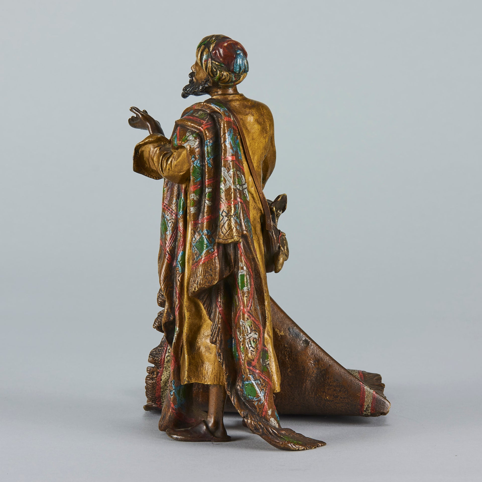 Bergman Bronze Carpet Trader - Antique Bronze Statues - Hickmet Fine Arts