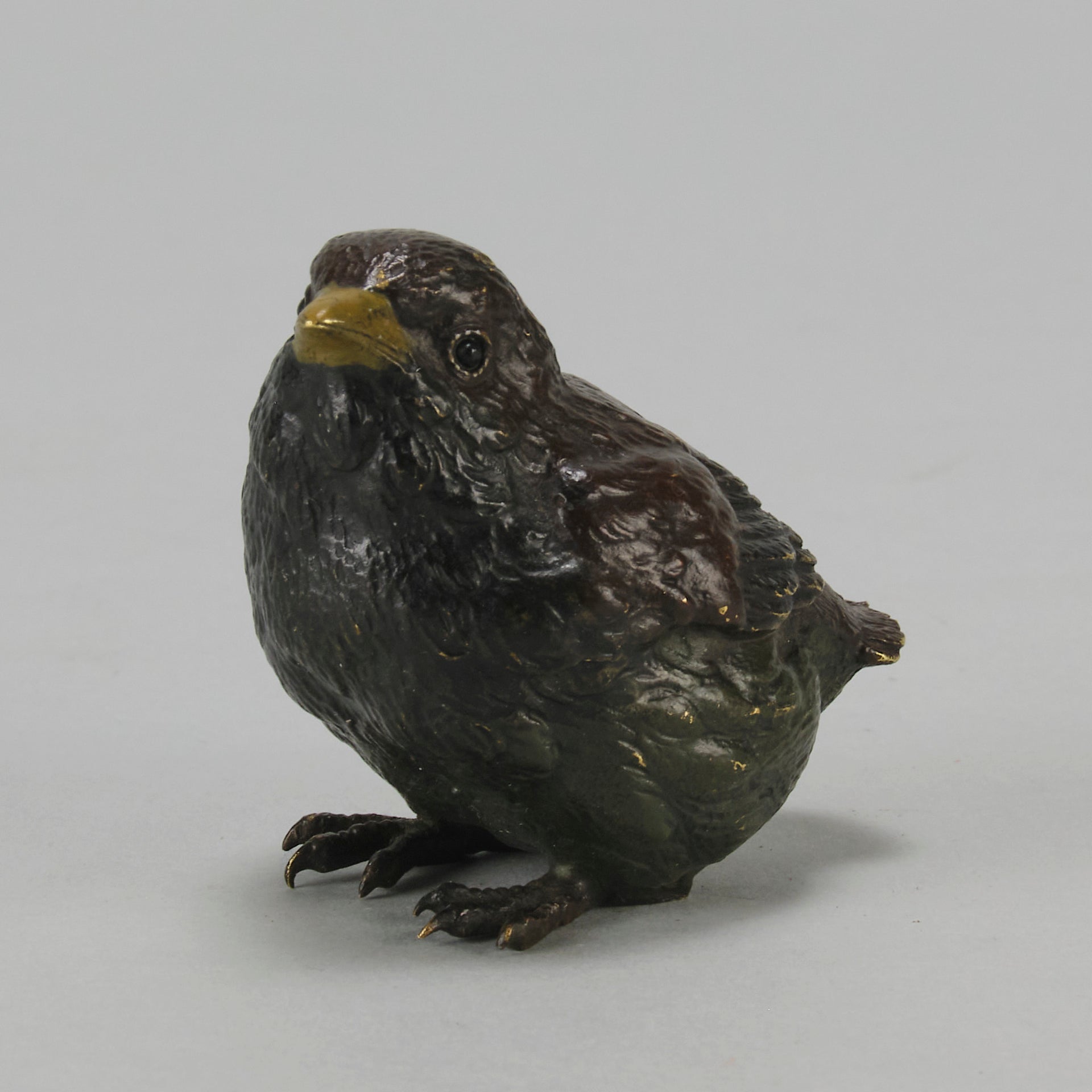 Bergman Chick - Austrian Cold Painted Bronze - Hickmet Fine Arts