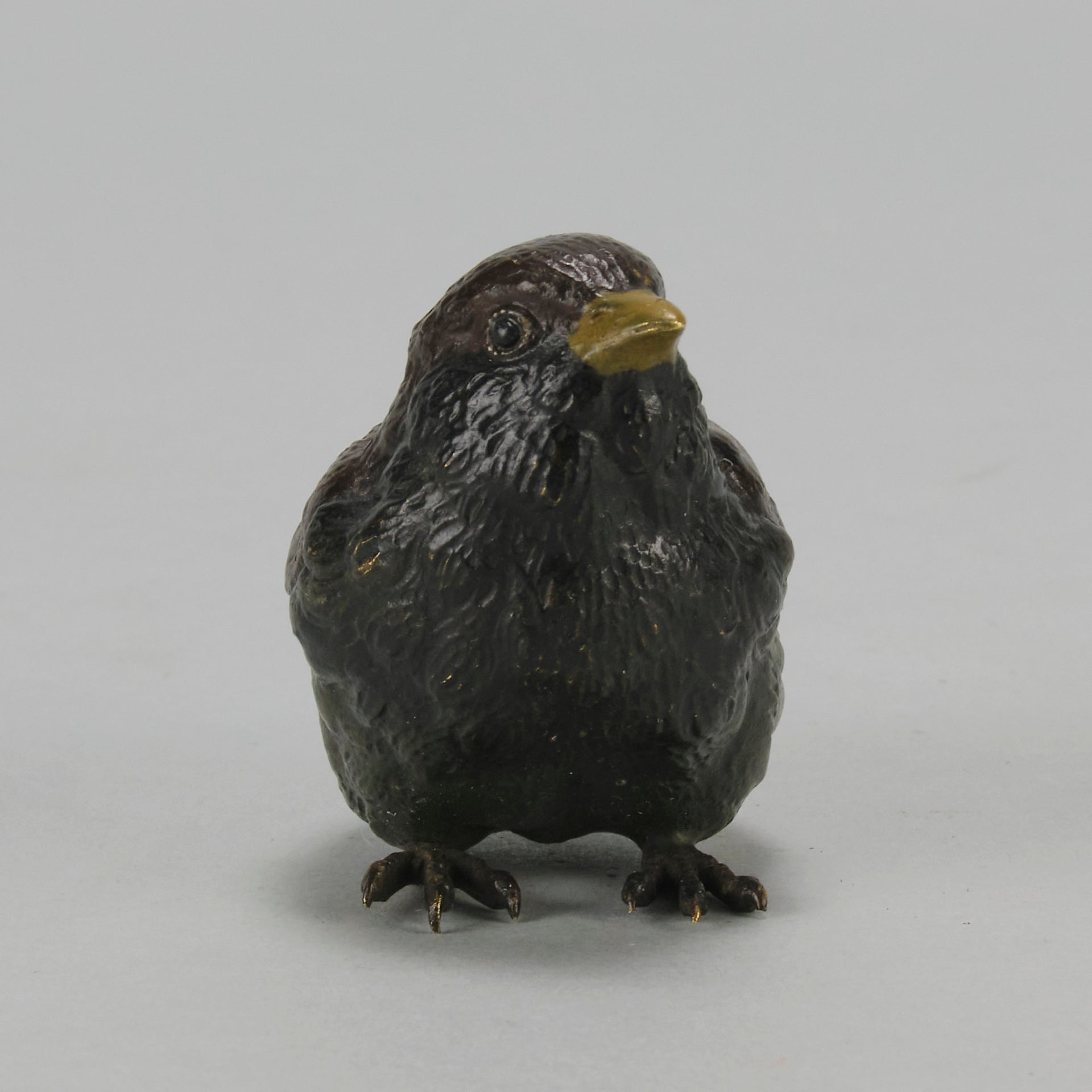 Bergman Chick - Austrian Cold Painted Bronze - Hickmet Fine Arts