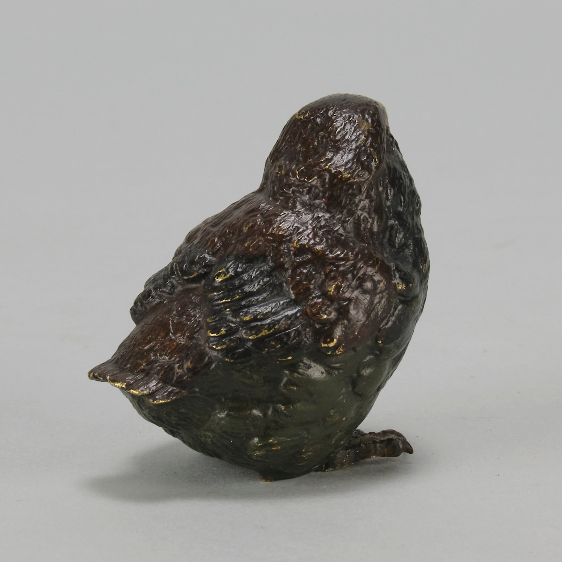 Bergman Chick - Austrian Cold Painted Bronze - Hickmet Fine Arts