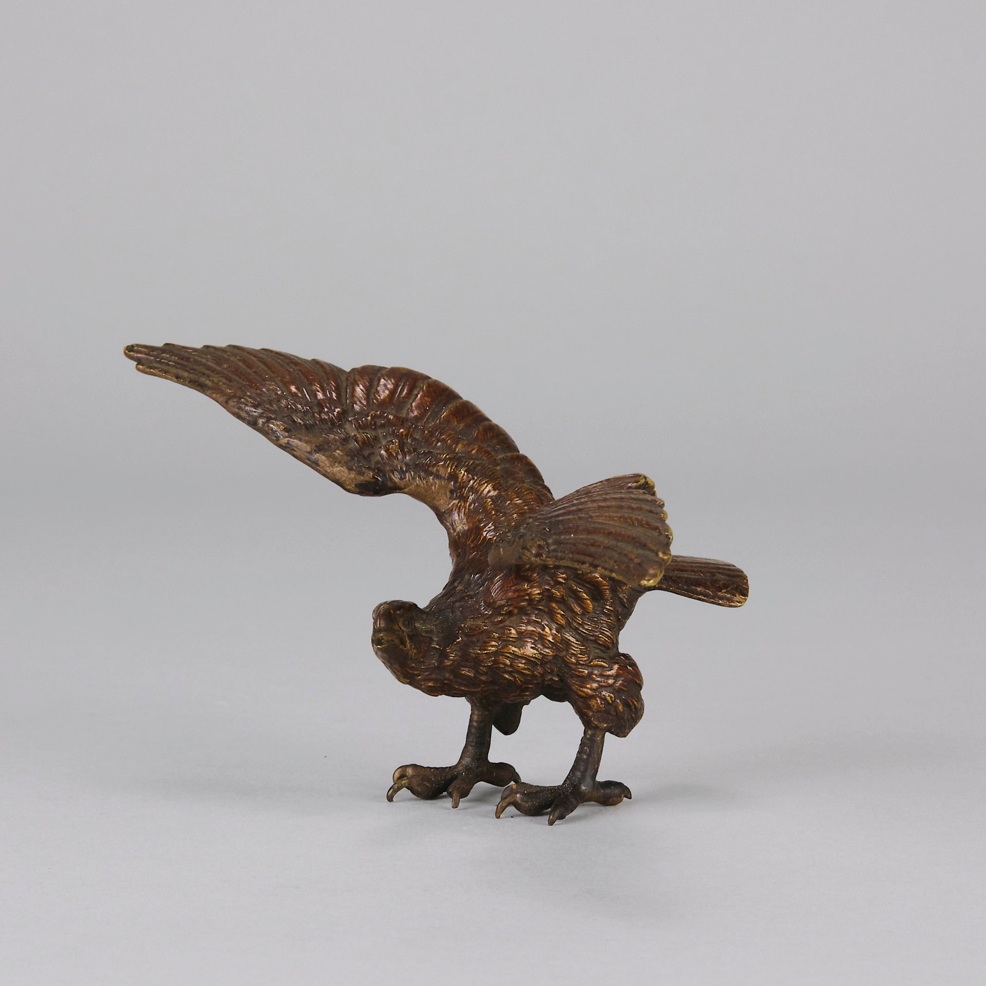 Bergman Eagle - Antique Bronze - Hickmet Fine Arts