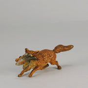 Bergman Fox & Game - Franz Bergman Bronze - Hickmet Fine Arts