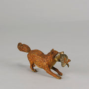 Bergman Fox & Game - Franz Bergman Bronze - Hickmet Fine Arts