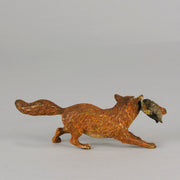 Bergman Fox & Game - Franz Bergman Bronze - Hickmet Fine Arts