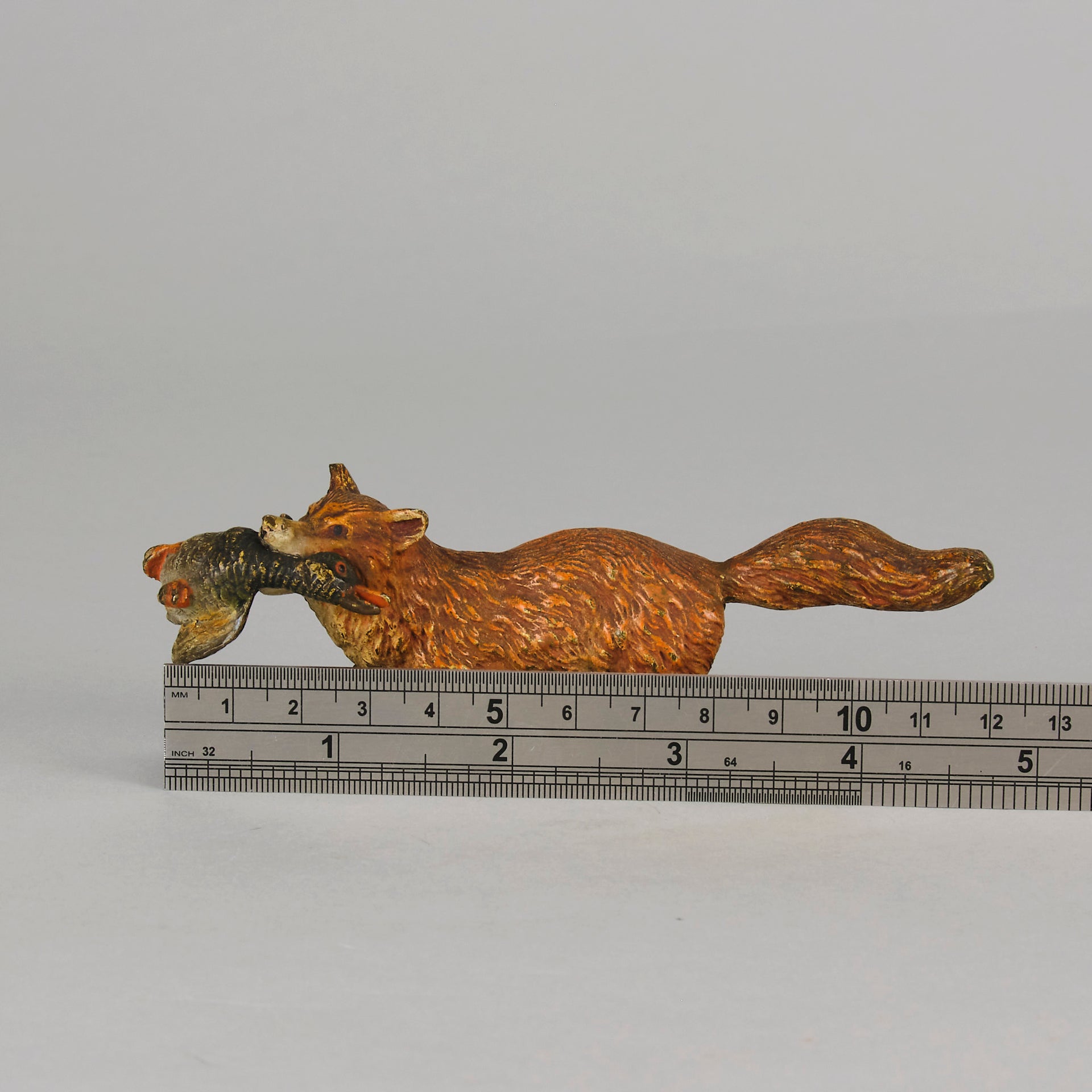 Bergman Fox & Game - Franz Bergman Bronze - Hickmet Fine Arts