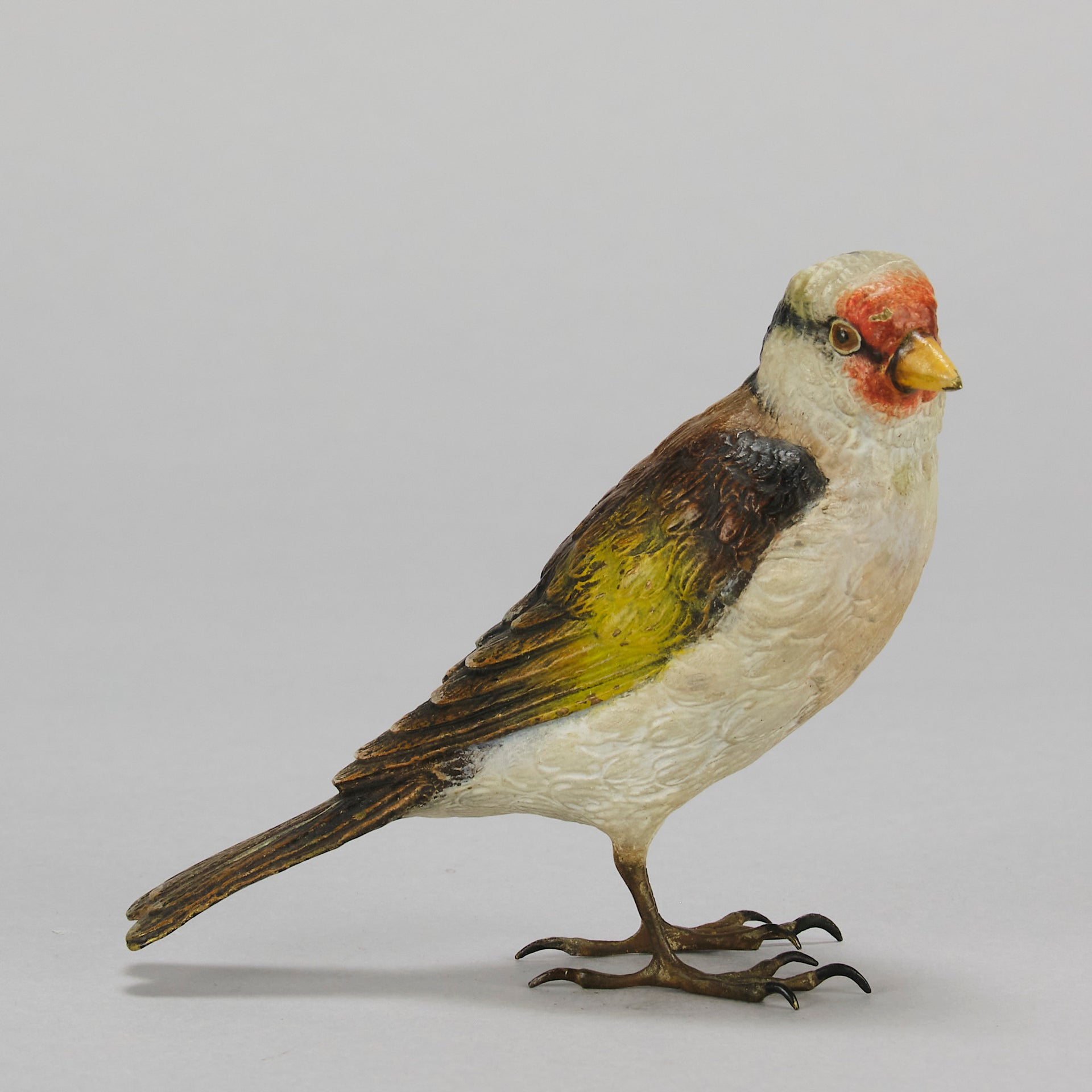 Bergman Goldfinch - Austrian Cold Painted Bronze - Hickmet Fine Arts