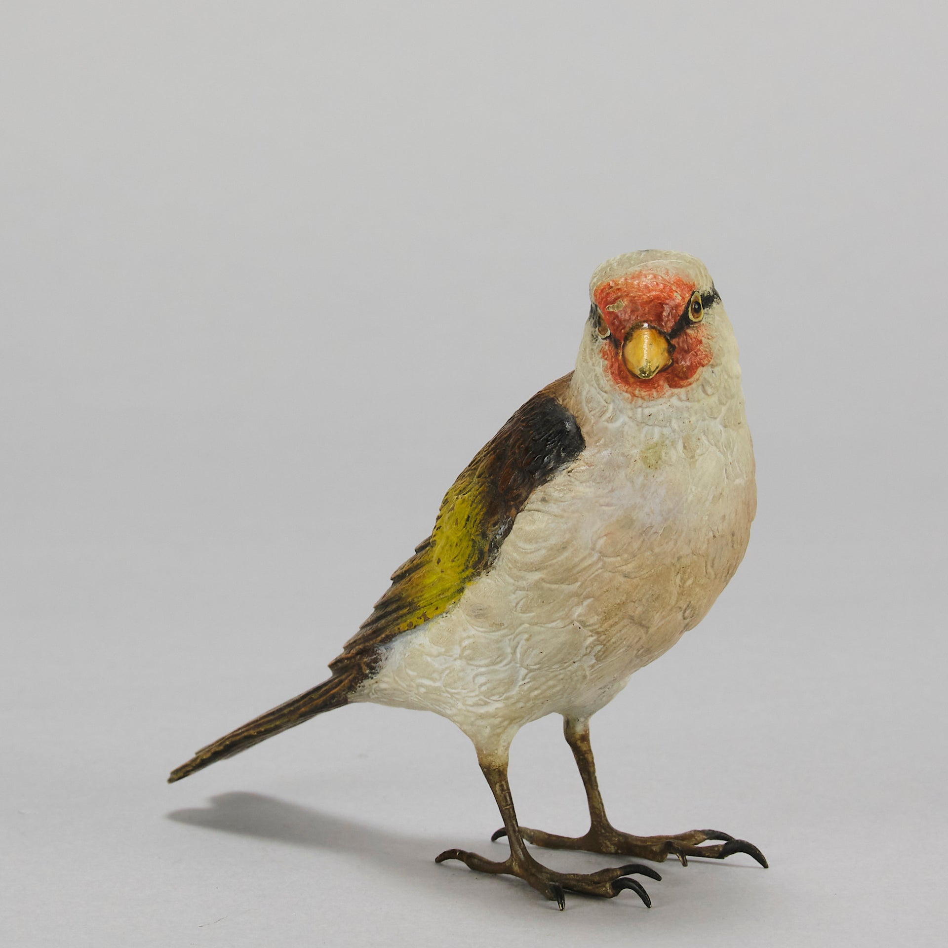 Bergman Goldfinch - Austrian Cold Painted Bronze - Hickmet Fine Arts