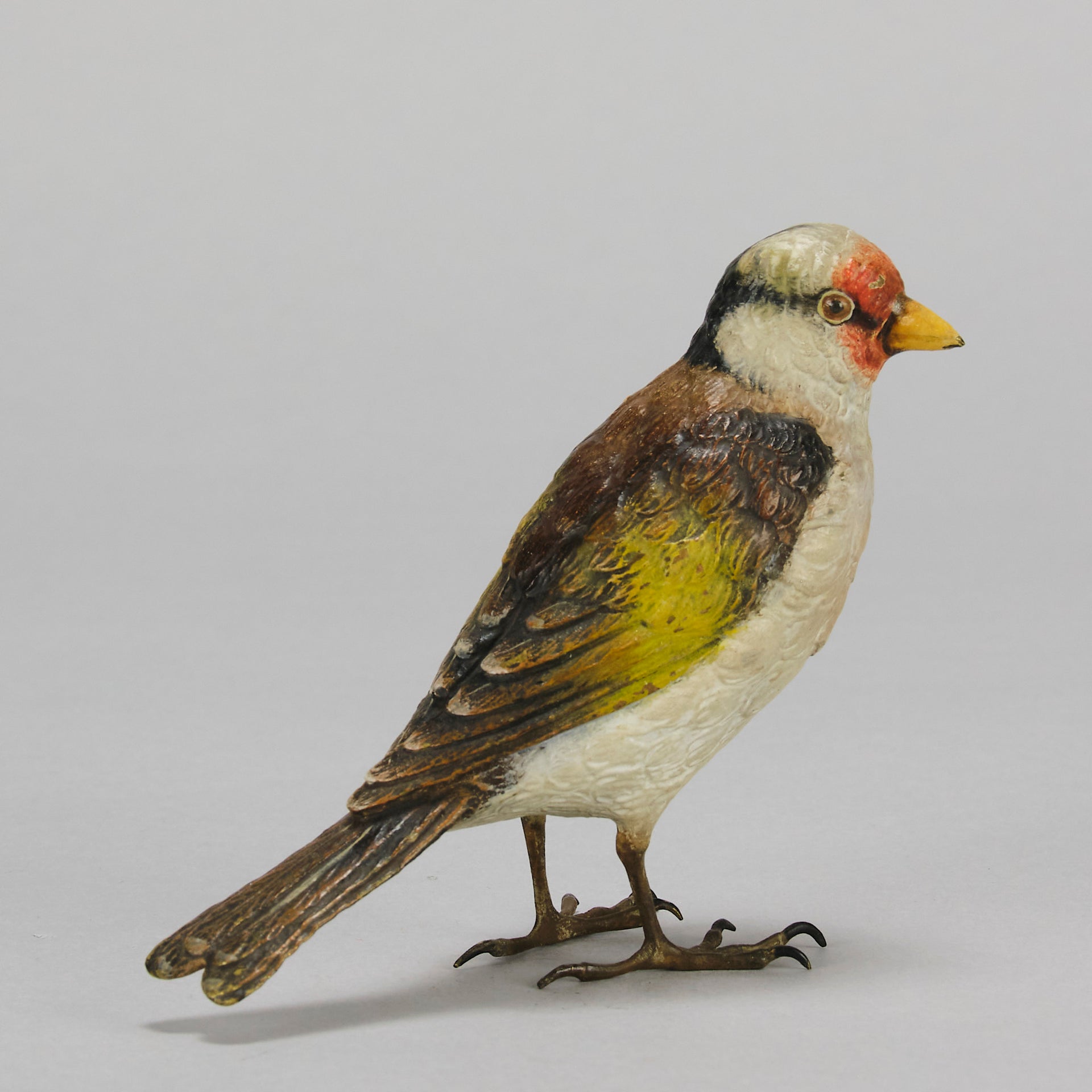 Bergman Goldfinch - Austrian Cold Painted Bronze - Hickmet Fine Arts