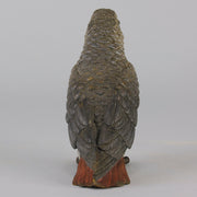 Austrian Bronze - Franz Bergman Grey Parrot - Hickmet Fine Arts
