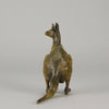 Kangaroo by Franz Bergman an early 20th Century Austrian bronze study of a standing Kangaroo with very fine hand chased surface detail and good naturalistic colour