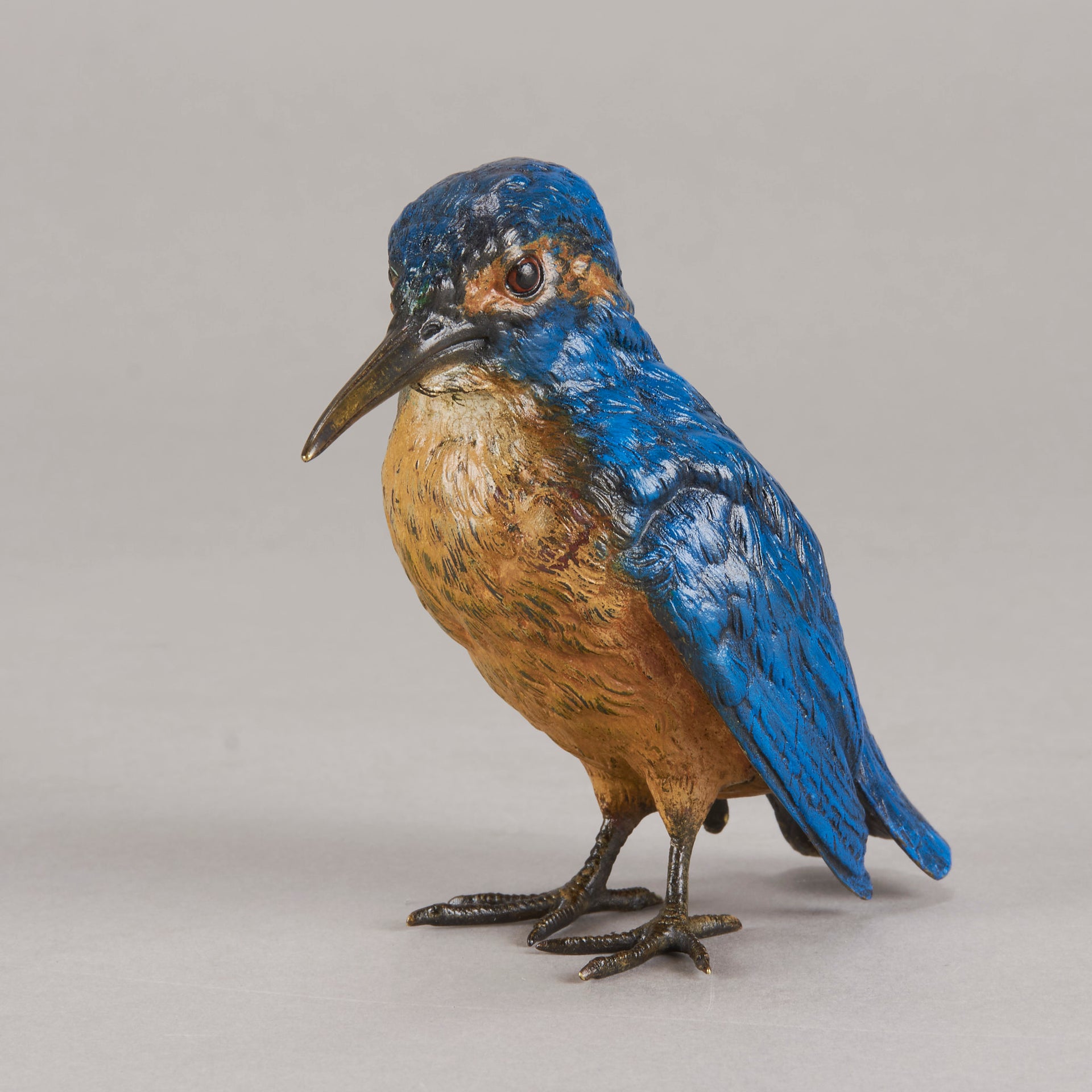 Bergman Bronze Kingfisher - Antique Bronze - Hickmet Fine Arts