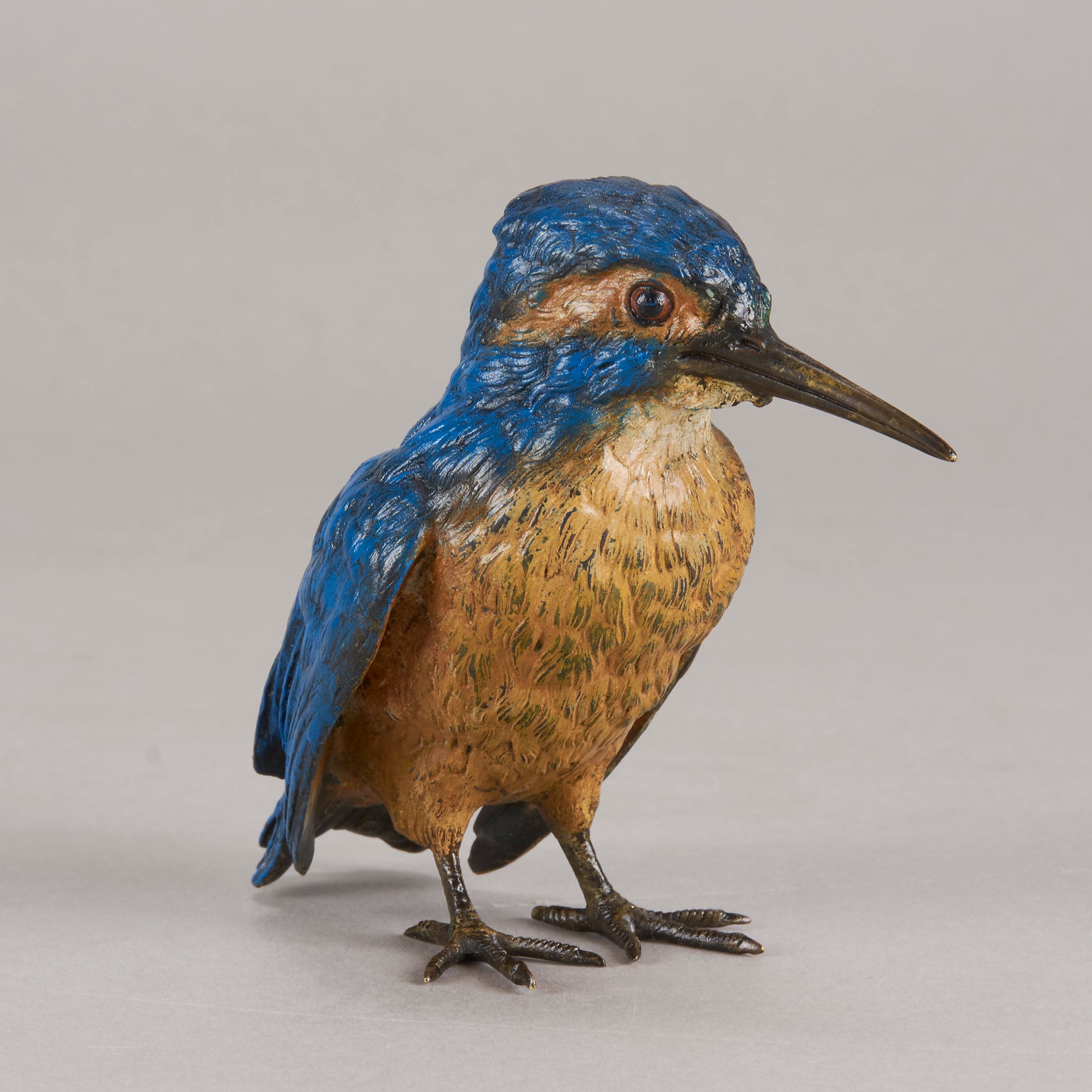 Bergman Bronze Kingfisher - Antique Bronze - Hickmet Fine Arts