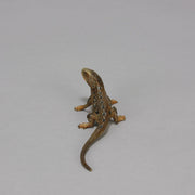Antique Bronze walking Lizard by Franz Bergman ith very fine colours and good hand finished surface detail