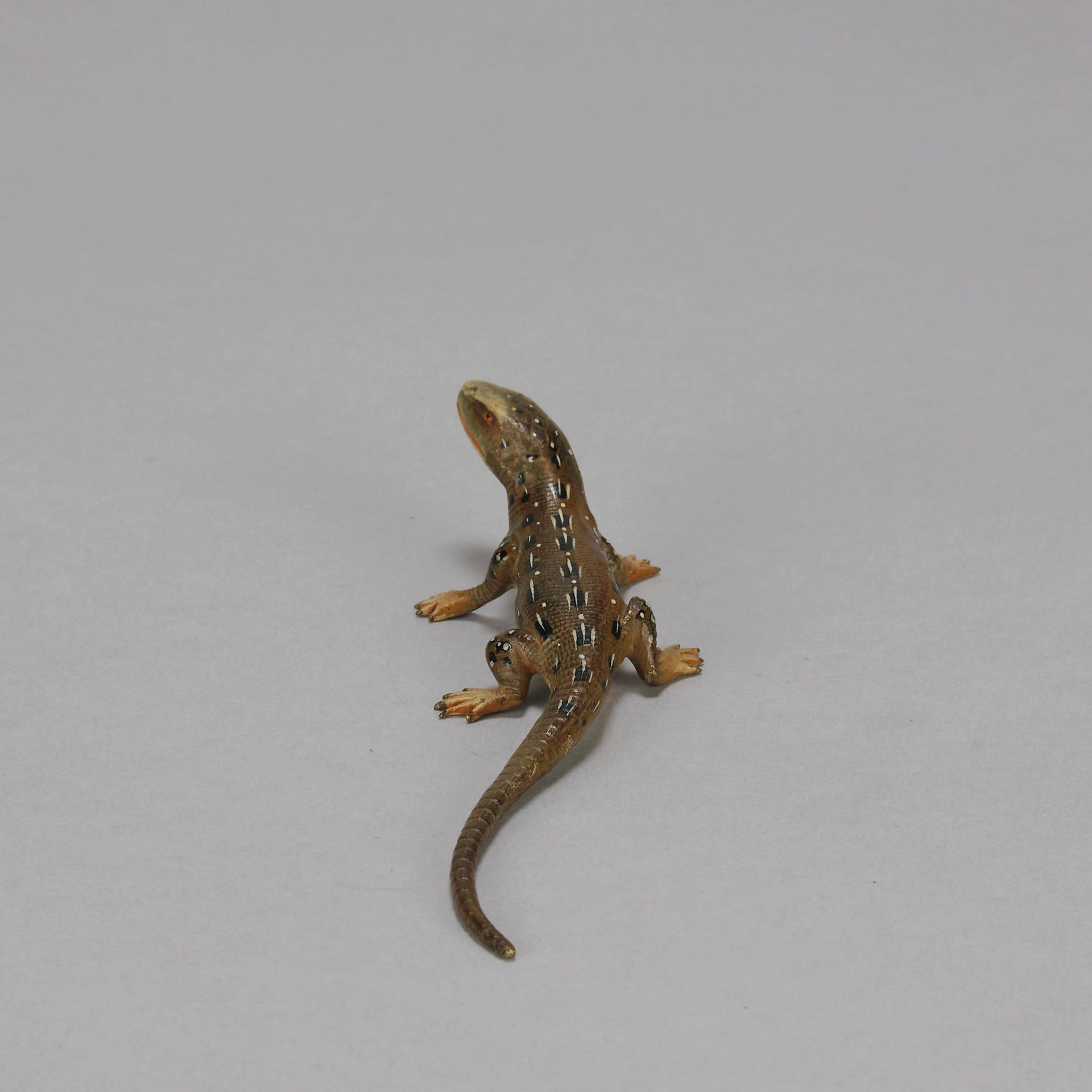 Antique Bronze walking Lizard by Franz Bergman ith very fine colours and good hand finished surface detail