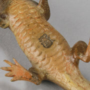 Antique Bronze walking Lizard by Franz Bergman ith very fine colours and good hand finished surface detail